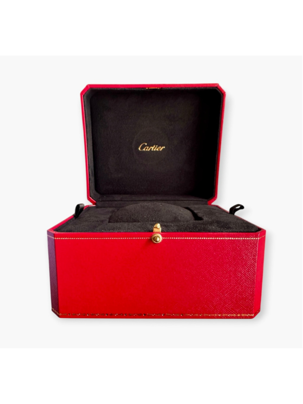 Cartier Red Leather Watch Case